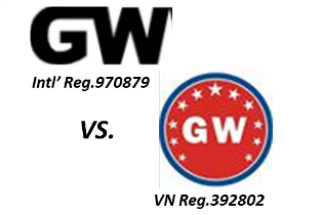Đề nghị hủy bỏ hiệu lực nhãn hiệu “GW, hình” bị từ chối